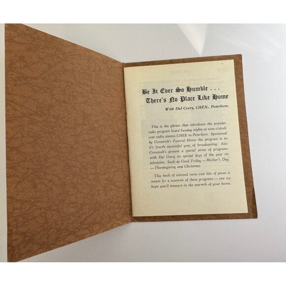 VTG BOOK “Be It Ever So Humble..There’s No Place Like Home” CHEX Radio Peterboro - Picture 5 of 6